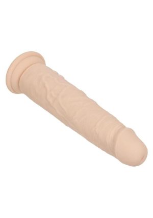 Rechargeable Vibrating and Thrusting Silicone Studs - Vanilla