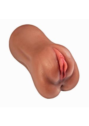 Always Horny My College Sweetheart Amelia Vibrating Stroker - Pussy/Ass - Chocolate