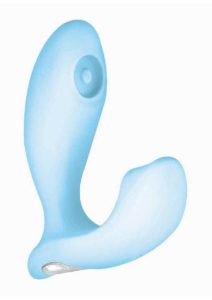Sky Stratus Tapping Rechargeable Silicone Plug - Blue