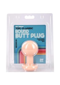 The Classic Round Butt Plug - Medium - Vanilla