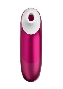 Womanizer Pleasure Air Pro Rechargeable Silicone Air Pulse Clitoral Vibrator - Vibrant Pink