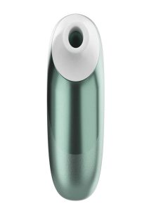 Womanizer Pleasure Air Pro Rechargeable Silicone Air Pulse Clitoral Vibrator - Sage Green