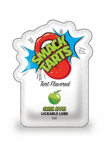 SMACK Tarts Lickable Lube 3ML Pouch (Case of 48) - Sour Green Apple
