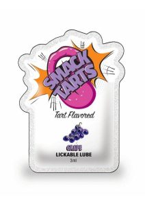 SMACK Tarts Lickable Lube 3ML Pouch (Case of 48) - Sour Grape