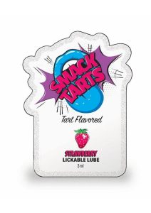 SMACK Tarts Lickable Lube 3ML Pouch (Case of 48) - Sour Strawberry