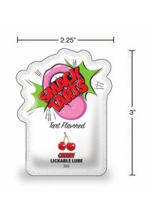 SMACK Tarts Lickable Lube 3ML Pouch (Case of 48) - Sour Cherry