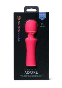 Nu Sensuelle Adore XRL8 Rechargeable Silicone Wand with Heat - Hot Pink