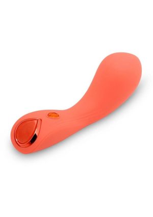 Nu Sensuelle Gemma Turbo Rechargeable Silicone Bullet Vibrator - Coral