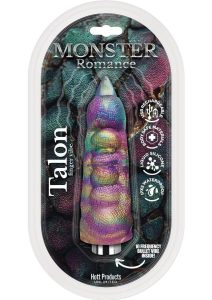 Monster Romance Talon Rechargeable Silicone Finger Vibrator - Multicolor