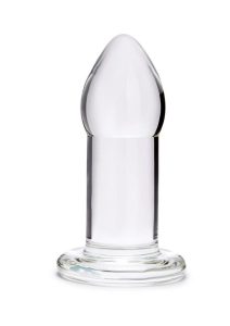 B-Vibe Advanced 8 Inch Glass Anal Dilator - Clear