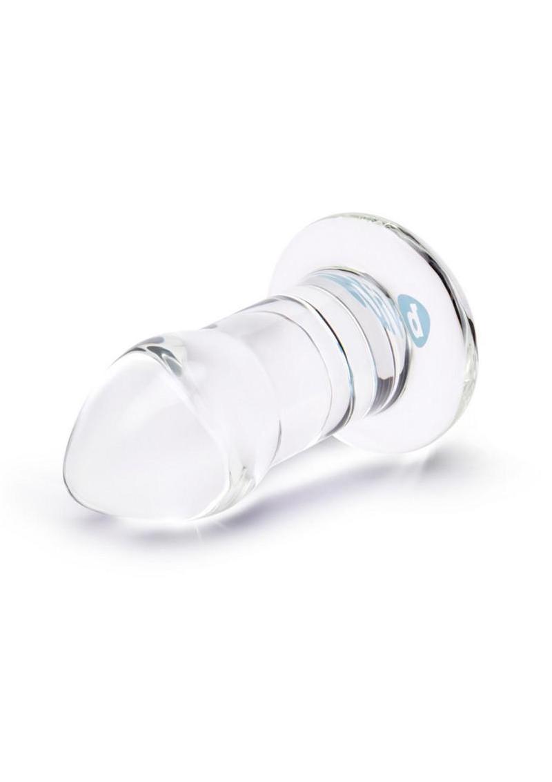 B-Vibe Advanced 7.5 Inch Glass Anal Dilator - Clear - Image 3