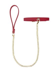 Temptasia Ardor Collar and Leash - Red