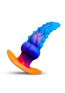 Creature Cocks Glowtopus Glow-in-the-Dark Silicone Anal Plug - Multicolor