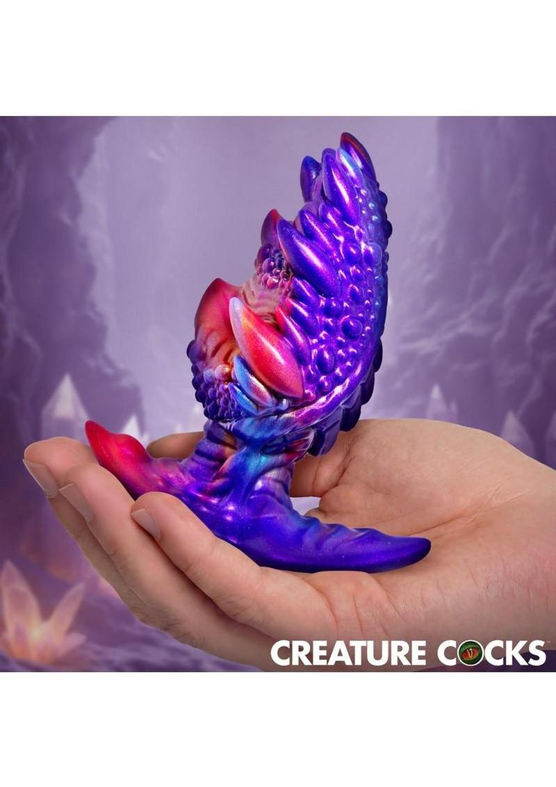 Creature Cocks Volkron Silicone Butt Plug - Multicolor - Image 3