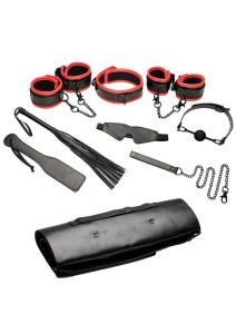 Master Series Scarlet Seduction Bondage Travel Set (14 Piece)