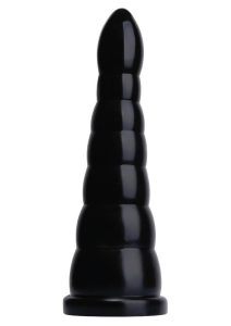 Size Up Tapered Beaded Bolt Plug 10in - Black