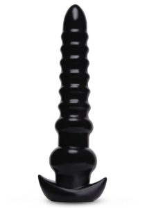 Size Up Ribbed Textured Titan Plug 13in - Black