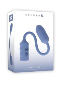 Gender X Egg-Streme Rechargeable Silicone Egg - Blue