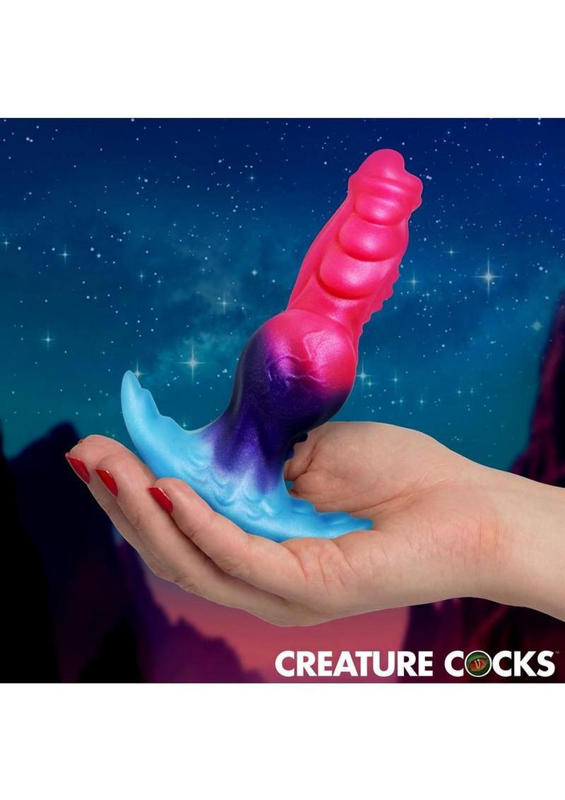 Creature Cocks Cosmo Hound Silicone Butt Plug - Multicolor - Image 3