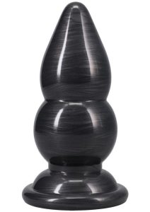 American Bombshell Double Payload Anal Plug - Gun Metal