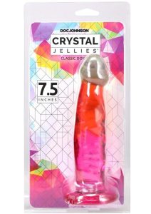 Crystal Jellies Dildo 7.5in - Rainbow