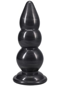 American Bombshell Triple Payload Anal Plug - Gun Metal