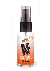 Deep AF Deep Throat Numbing Spray 1oz - Mango