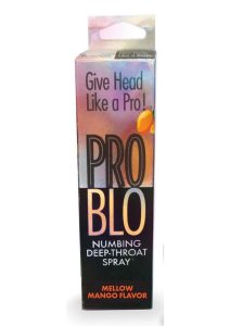 ProBlo Numbing Deep Throat Spray 1oz - Mango
