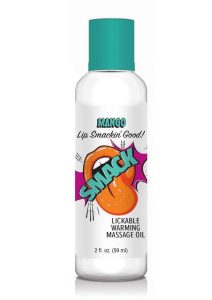 Smack Warming and Lickable Massage Oil 2oz - Mango