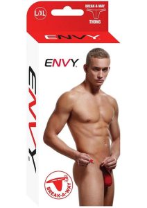 Envy Menswear Breakaway Thong - Large/XLarge - Red