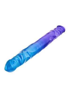 B Yours Sugar Stud Double Dildo 13.75in - Blue