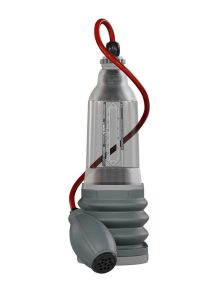 HydroXtreme7 Wide Boy Penis Pump Only - Clear/Gray