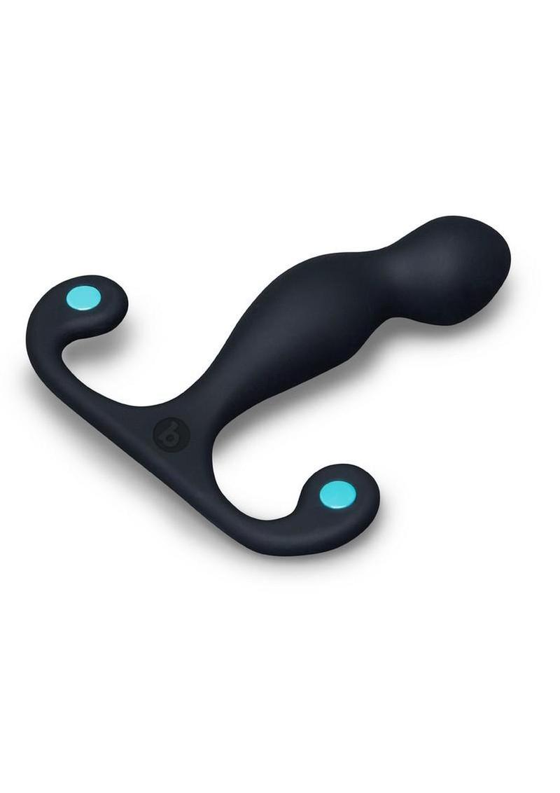 B-Vibe P-Spot Vortex Flex Silicone Prostate Massager - Black - Image 3
