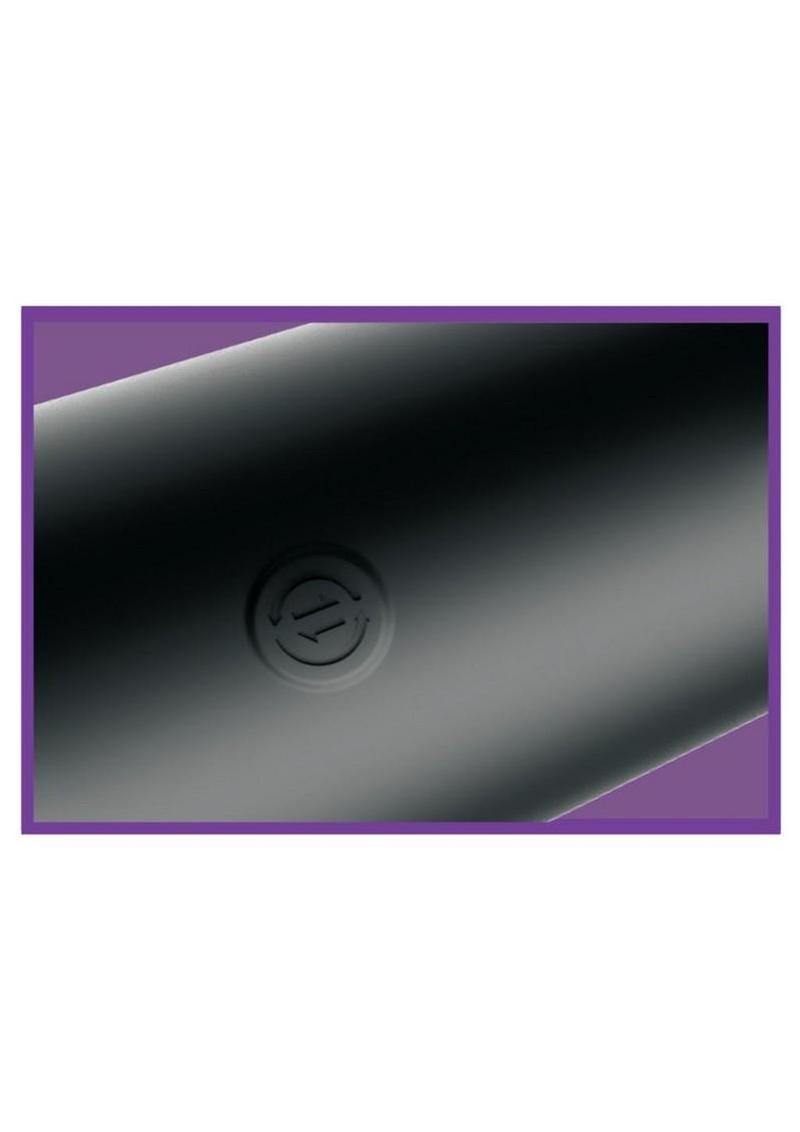 Anal Fantasy Elite Twist Ecstasy Rechargeable Silicone Rotating Anal Massager - Black/Purple - Image 3