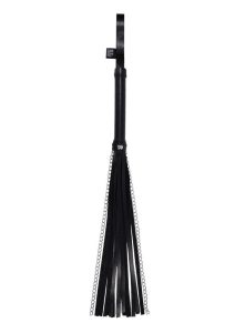 Sex and Mischief Shadow Chain Flogger Black/Silver