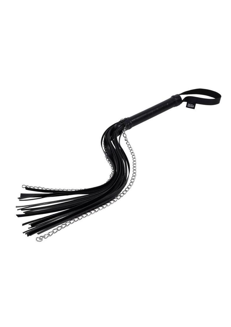 Sex and Mischief Shadow Chain Flogger Black/Silver - Image 3