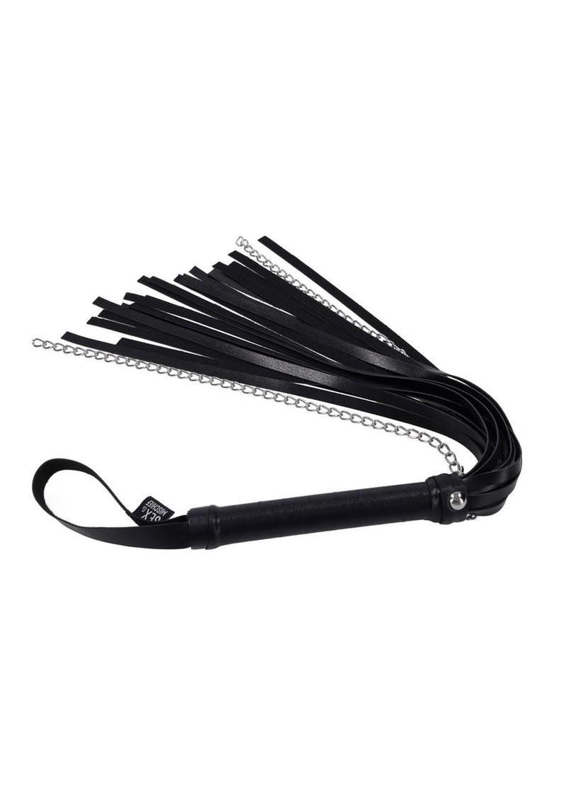 Sex and Mischief Shadow Chain Flogger Black/Silver - Image 4