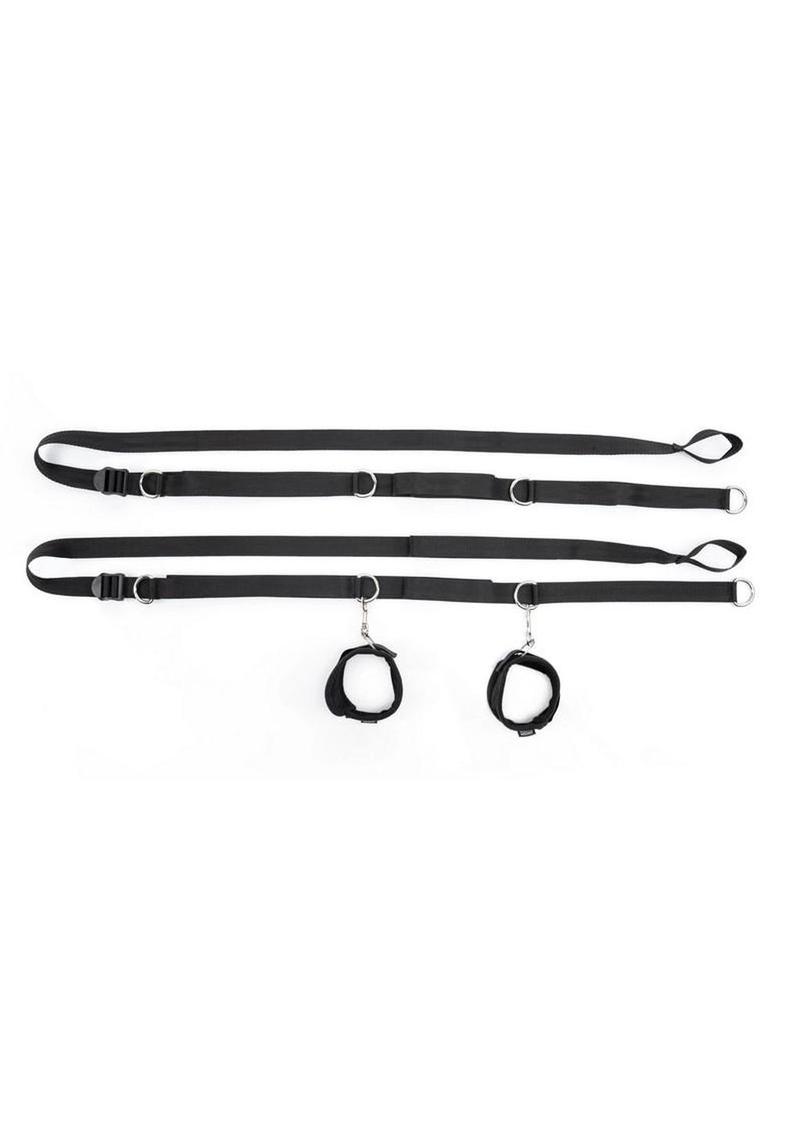 Sex and Mischief Anywhere You Dare Bondage Restraint System - Black/Silver - Image 3