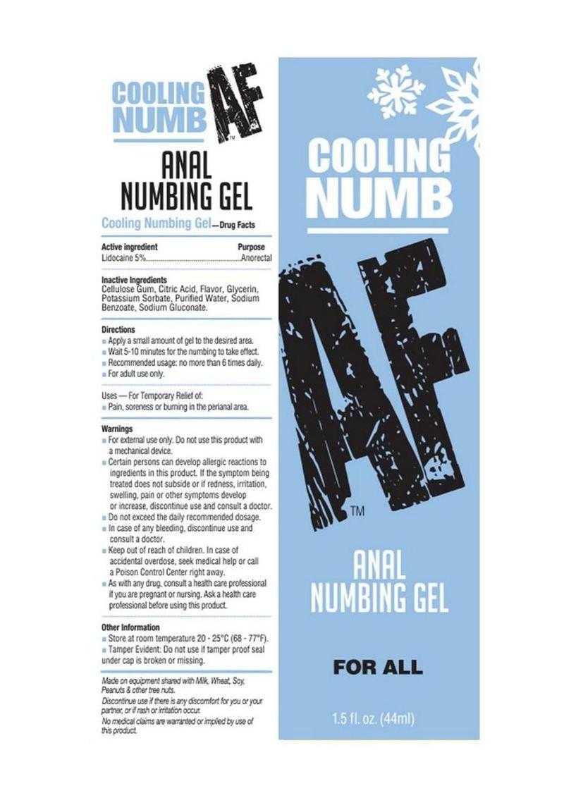 Numb AF Anal Cooling Cream 1.5oz - Image 3