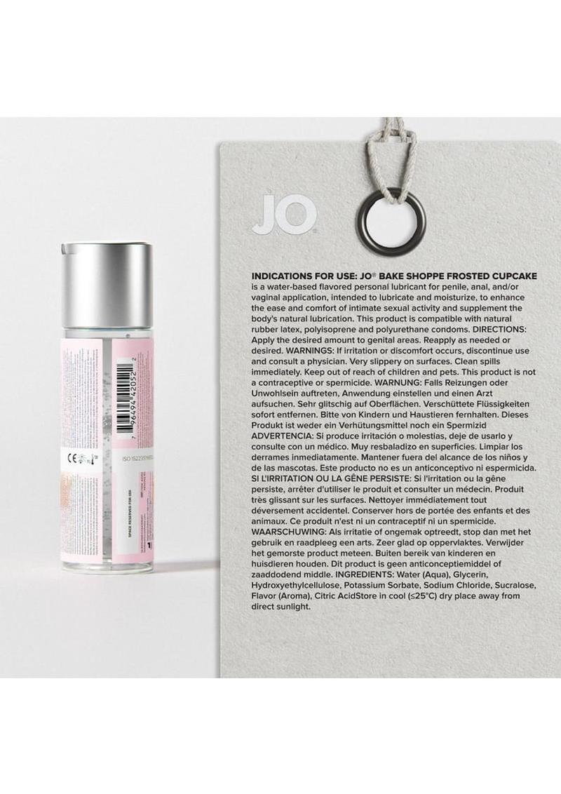 JO Bake Shoppe Flavored Lubricant Frosted Cupcake 2oz