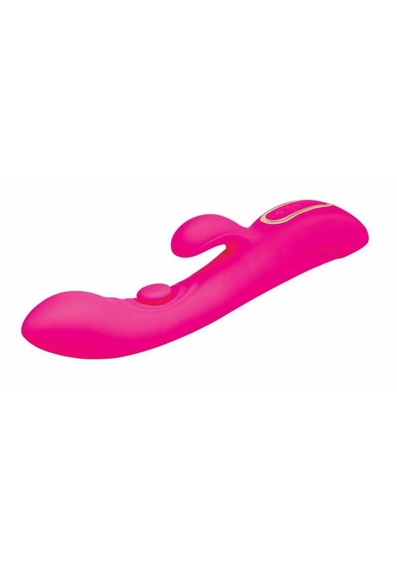 Bodywand G-Play Inner Tapping Rechargeable Silicone Vibrator - Pink - Image 3