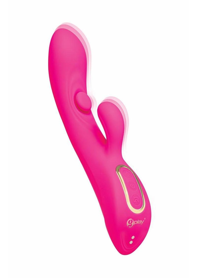 Bodywand G-Play Inner Tapping Rechargeable Silicone Vibrator - Pink - Image 4
