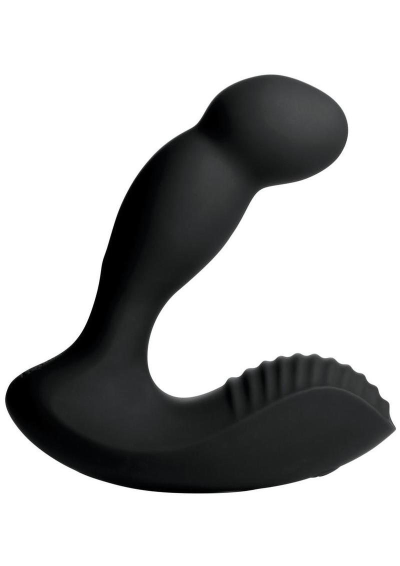 Jock P-Force Milking Rechargeable Silicone Prostate Vibrator w/ Remote Control - Black - Image 4
