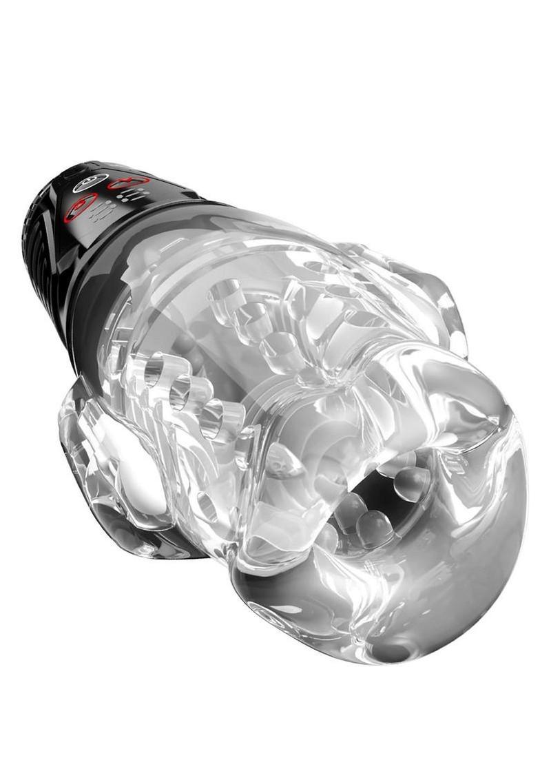 PDX Elite Ultra Milker Pro Rechargeable Masturbator - Clear/Black