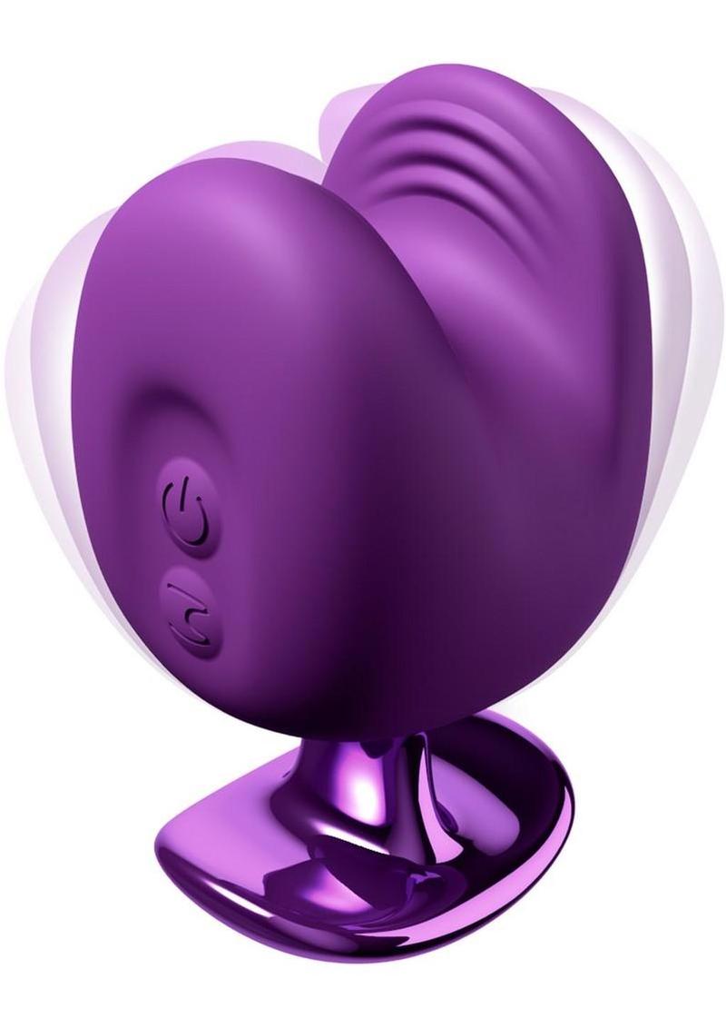Fantasy For Her Luv Bites Rechargeable Silicone Stimulator - Purple - Image 4
