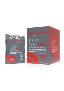 Dynamo Wellness Maximum Strength 7.5% Delay Wipe (18 Pack)
