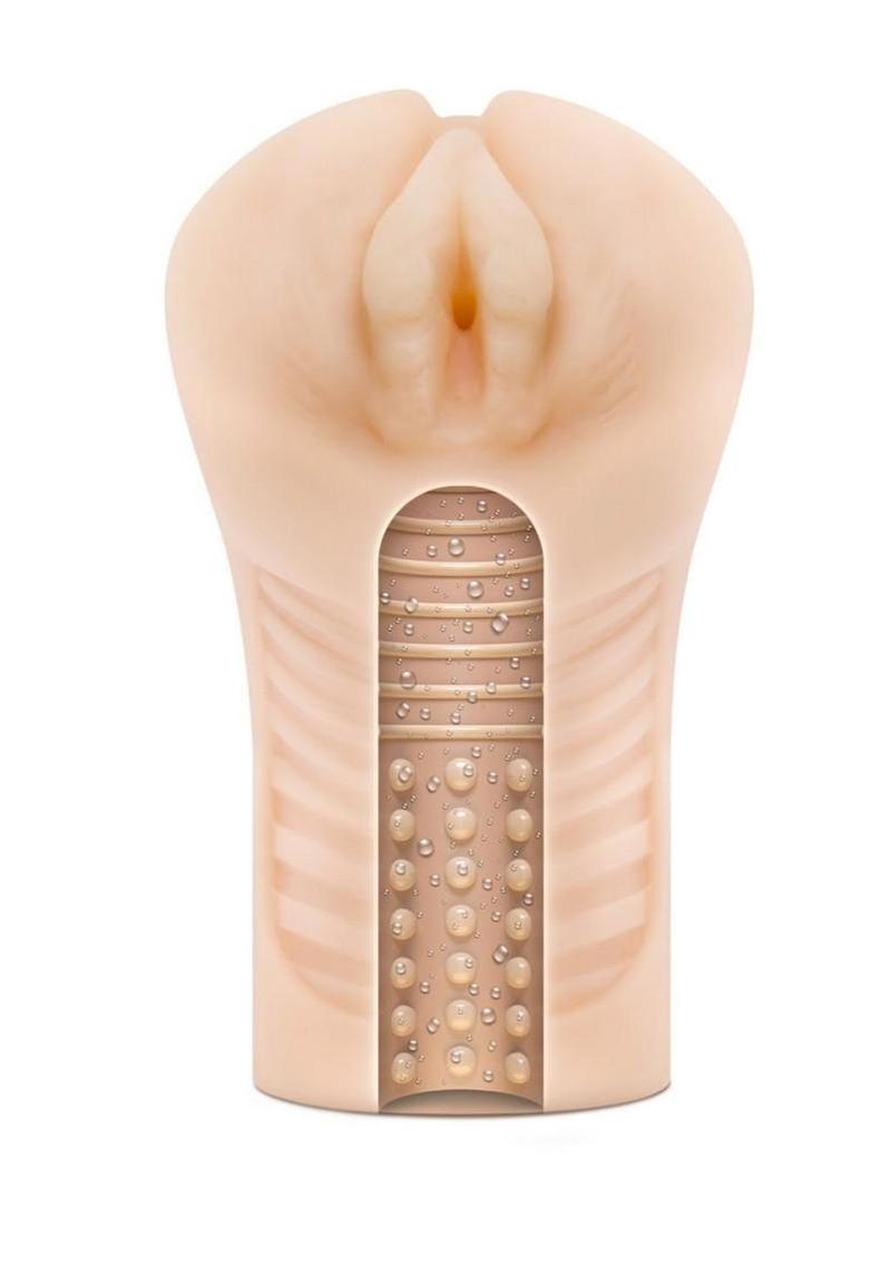 EnLust Georgia Male Masturbator with Bullet Vibrator - Pussy - Vanilla - Image 4