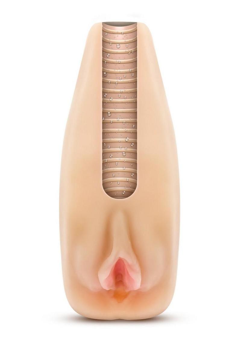 EnLust Sabrina Male Masturbator with Bullet Vibrator - Pussy - Vanilla - Image 4
