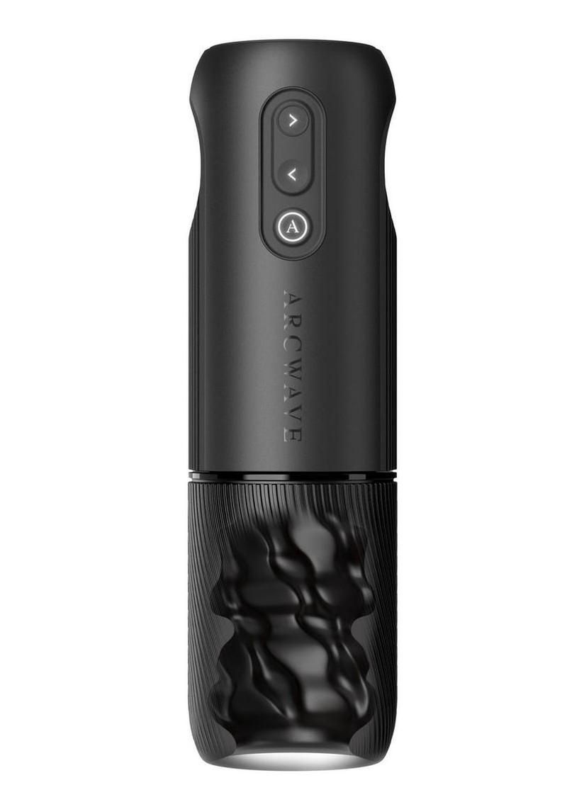 Arcwave Orbit Rechargeable Silicone Rotating Stroker - Black - Image 4