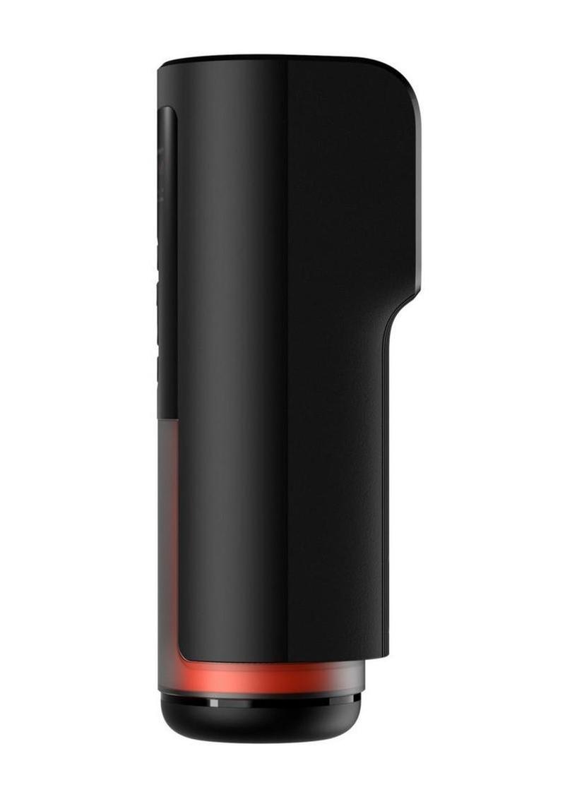 Arcwave Thruster Rechargeable Silicone App Compatible Stroker - Black/Orange - Image 4